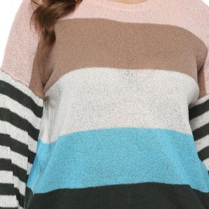 Polos femininos camisa cristã mulher solta mais tamanho moda grande listrada bloqueio de cor de tecido lazer de lazer quente