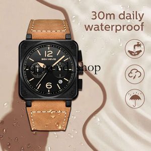 Ben Nevis zegarki Relogio Masculino Designer Top Brand Watches Watches Męskie zegarki modowe Wodoodporne zegarki skórzane luksusowe sportowe zegarki 815