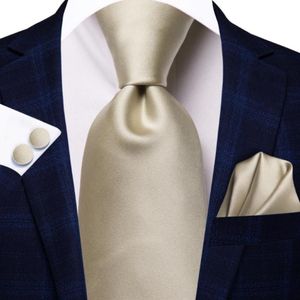 Бабочка световые шампанские сплошной шелковый свадебный галстук для мужчин из руководного запонки для запонки набор моды дизайн бизнес-вечеринка Hi-Tie 235Z