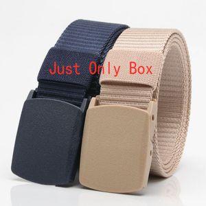 Just Box for Belt Designer Pass Brand Mase Pass dla mężczyzn Women Wysoka jakość marki skórzany pasek tylko oryginalne pudełko 262p
