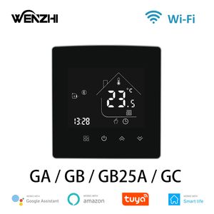 WiFi Thermostat Temperature Controller Water/Electric Floor Heating Gas Boiler 25A Smart Life Tuya Control Alexa Google Home