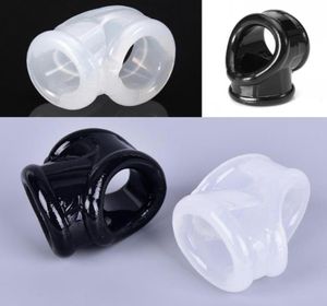 Cockrings Adult Toys Male Device Scrotum Rings Penis Sleeve Time Delay Cock Cage For Men Ball Stretcher Ring6800311