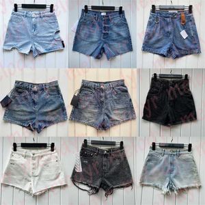 Kvinnors shorts med hög midja denimshorts sexig sommarmode för kvinnor3e2x