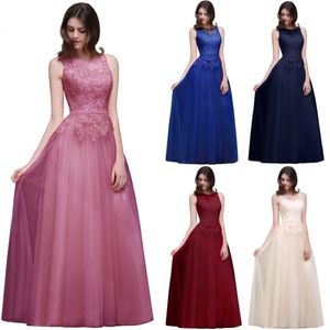 Under 50 tani sukienki druhny 2020 NOWOŚĆ SHER SHEER SCICKI ZA DLA DLIGA DLIGA DEAK OF HONOR SUNKS Evening Prom Dress CPS494 287N