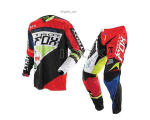 Cycling Jersey Sets Hot Sale Troy Fox Motorcycle Downhill Bike Off Road Mens 360 Divizion Gear Set Motocross Suit Moto Kits Jersey Pants