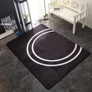 JH 150*200cm Vintage Rugs Letters Printed Indoor Bedroom Parlor Carpets Multifunction Soft Washable Yoga Mat Trendy Carpet