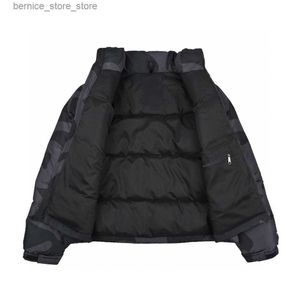 Herrarna ner parkas mens kappa vinter puffer jacka kvinna kvinnor designer dam långa ärmar bokstav kamouflage tryck varm för älskare blixtlås utomhus mode q240527