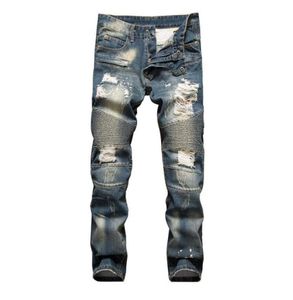 2021 Moda Novos jeans jeans legais homens angustiados jeans designer de moda reta motocicleta jeans jeans causal calnts5788527