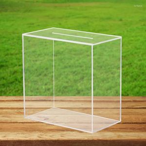 Party Supplies Clear Acrylic Wedding Card Box Stor DIY med 4 