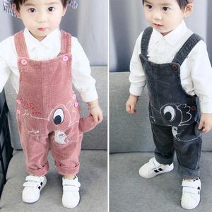 Overalls Rompers Baby Boy Massiven Denim Top Childrens Jeans Abtabhose Baby Overall Childrens Clothing Top Herbst Girl Kleidung WX5.26