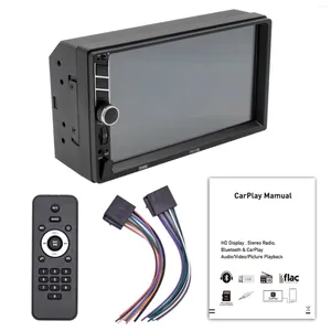 DIN 7 -дюймовый автомобильный радио -стерео Stereo Bluetooth MP5 Player с CarPlay Android Auto USB FM Sens Scence Multimedia B