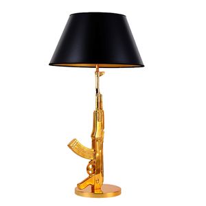 Nuovo lampada da tavolo moderna a led lampada da banco per camera da letto Lampada da pistola Office Soggiorno Creatività di adattamento a sospensione 276U 276U