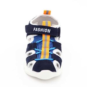 4rgw Sandals Boys and Girls Summer Brand Open Toe Preschool Shoes Комфортная сетчатая кожаная кожаная кожаная детская аутентичная новая D240527