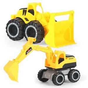 Modello di Diecast auto per bambini Simulazione classica ingegneria auto giocattolo escavatore modello trattore per cassonetto per cassonetto per camion modellistica giocattolo per auto boy gol s5452700