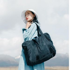 55 cm luksurysowe torby torby mody mężczyźni kobiety podróżują torba skórzana torebki bagażowe duży kontrast kolorowy sport 6658896340 338e