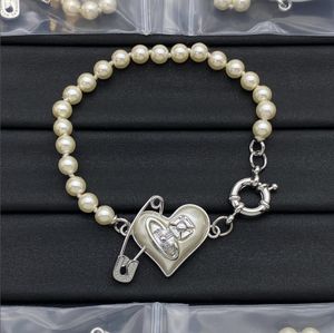 High end trendy jewelry luxury jewelry pearl letter bracelet