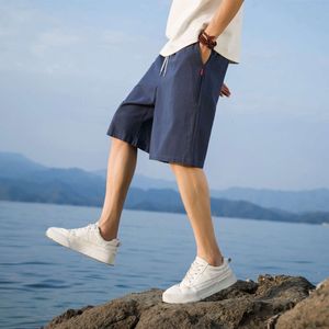 2024 Summer Light Breathable Fashion Trend Men's Cotton New Chinese Linen Shorts 627b9e