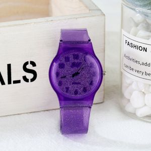 JHlF Brand Korean Fashion Simple Promotion Quartz Ladies Watches Casual Personality Student Womens Watch Good Sales Plastic Wristwatche 324F