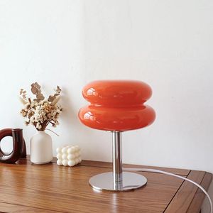 Lampy stołowe szklane jajka lampa ściemniacza zasilane USB światło otoczenia do salonu sypialnia i domowe biuro idealny noc