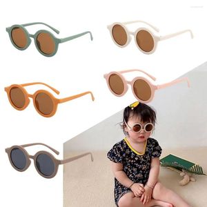 Солнцезащитные очки рамки детские детские модные круглое UV400 Солнцезащитные