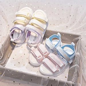 Sandaler storlek sommar baby gradient pojkar strandskor barns sport godis färger student d240527