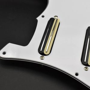 Elektrisk gitarr pickguard pickup ledningar laddade förvärvade pickguard gitarr pickguard skrapplatta pickup montering