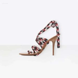 SESTITO S SANDALS WOMEN SUMMER PEEP PEEP TOE LACE-UP ANKLE STRAP LADIES MULTI COLOR HIGH HEEL