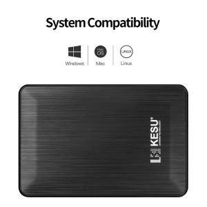 KESU External HDD USB3.0 2.5" Hard Drive 320gb/500gb/1tb External Hard Disk Storage Compatible For Desktop/Laptop/MacBook