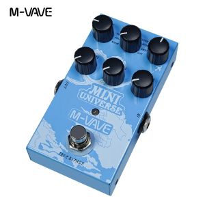 M-VAVE Mini-universitetets elektriska gitarr reverbeffekter Pedal 9 Reverb Effects Room/Shimmer/Lofi/Spring Reveb Guitar Pedal