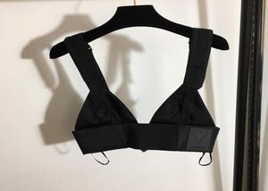 BRAS Women Nylon Triangle Vest Bra Cefortble Tube Zipper Bralette Justerbara remmar Sexiga fasta underkläder underkläder2730064