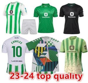2023 24 25 Rzeczywiste koszulki piłkarskie Betis Joaquin B.Iglesias Camiseta de Juanmi Canales Fekir 2023/24 Dom na wyjazd 3 koszulki piłkarskie mężczyźni