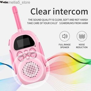 Toy Walkie Talkies Portable Handheld Kids Walkie Talkies Toy Cute Walkie Handheld Talk Parent-Child Education Interactive Toys With Ficklight Q240527