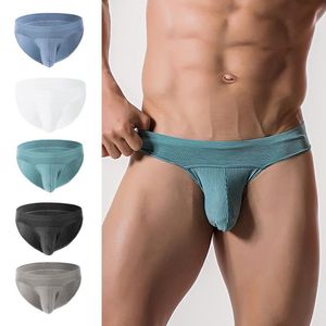 Sexy Underwear Underpants Briefs Mens Soft Knickers Comfort U Convex Design Smooth Long Bulge Pouch Shorts Ropa Interior Hombre Toulo