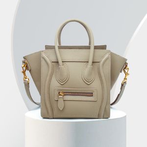 Leather women's bag Hot high-grade smiling face bag wings fashion temperament Single Shoulder Messenger Handbag 2914
