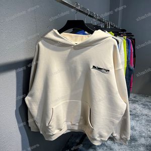 xinxinbuy designers hoodies män kvinnor havsvåg broderi paris långärmad bomullsfleece khaki svart överdimensionerad s-2x 270w