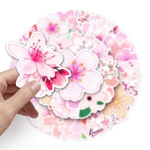 10/30/50pcsかわいい桜の花sakura花ステッカーdiyウォーターボトルラップトップ冷蔵庫lageグラフィティステッカーおもちゃ