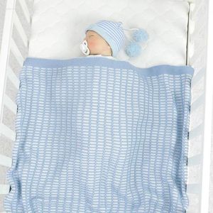 Koce Baby Colinted Born Boy Girl Super Soft Stroller Wrap Niemowlę Swaddle Kid inbakeren