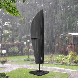 Regnrockar Vattentät för utomhus Graden Oxford Tyg Sunshade Paraply Skydd täckt väderbeständig uteplats Cantilever Parasol Rain