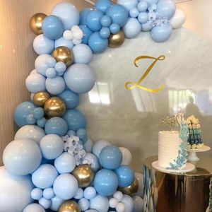 Decorazioni per feste ins fresche blu decorativa di palloncini layout di compleanno di apertura del negozio di celebrazione degli oggetti eventi