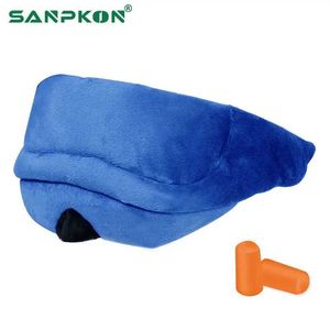 Sömmasker 3D Eye Cover Sleeping Mask Eyeshade Travel Office Sömn Kvinnor Goggles andningsbara mjuka justerbara ögonspakar Blindbinds Q240527