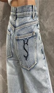 2023 Designer Womens Jeans Designer Jeans Womens Lange Hosen hochwertige Hosen Taschensticker Brief Hochtütige Slim gerade 5299916
