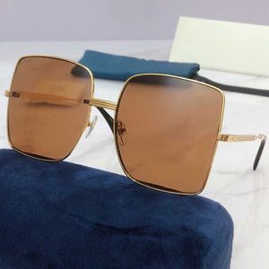 Solglasögon 0906S Womens Spring Anti-UV Glass Size 62-13-145 Fashion Square Frame High Quality Shopping Style med Original Box 262G