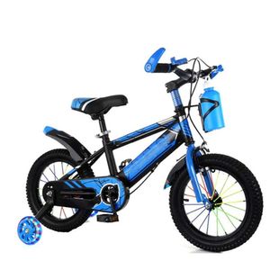 Bikes Ride-Ons 16 Inch Children Bike High Carbon Steel Bike Seat Adjustable Rear Hold Brake Sensitive Safety Wear Resistant Tire Non Slip Foot Y240527