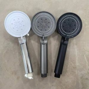 5 Modes Adjustable Rain drenching mode Black Bath Shower Head Head Water Saving High Pressure Showerhead Bathroom Accessories