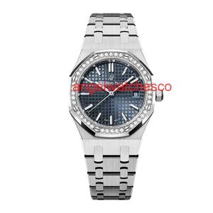 AAA Aiapiu Designer Diamond Setting Steel Quartz Luxury Mechanics Wristwatch High Edition Watches مجموعة كاملة كاملة من الساعات النسائية الوجه الأزرق الأصلي