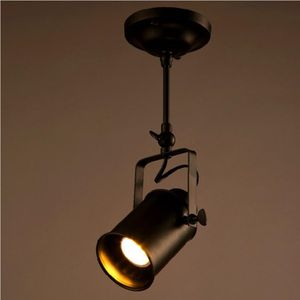 Loft vintage LED LED LED Lampy sufitowe z kutego żelaza