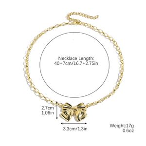 Hot New Selling Accessories Necklace Versatile and Instagram Bow Necklace