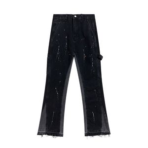 2022 Modna moda Flashed Pants High Street Dżinsy vintage myte w trudnej sytuacji 249L