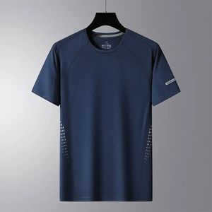 Quickdrry Gym sports streetwear mode överdimensionerade 6xl t shirt japan tshirt svart grå sommar korta ärmar topp tees tshirt 240527