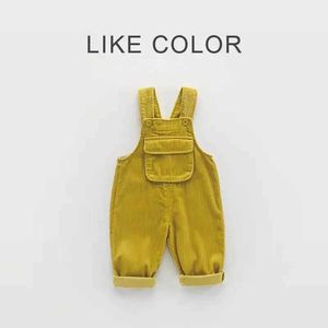 Overaller Rompers Spring Autumn Cauliflower Baby Topps Solid Color A Lace Top Boys Girls Casual Pants WX5.26J8FK